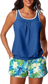 Summer Mae Womens Tankini Swimsuits Two Piece with Pockets Bathing Suits