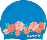 Sporti Unisex-Adult Limited Edition Silicone Swim Cap, Abstract Designs