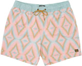 Billabong Mens Standard Elastic Waist Stretch Sundays Layback Boardshort Swim Short Trunk, 17 Inch Outseam