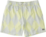Billabong Mens Standard Elastic Waist Stretch Sundays Layback Boardshort Swim Short Trunk, 17 Inch Outseam