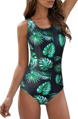 American Trends Athletic One Piece Swimsuits for Women Modest Full Coverage