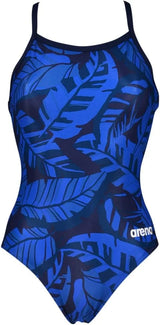 ARENA Womens Tropicals One Piece Light Drop Back Swimsuit Athletic Ladies Swimwear for Swimming