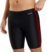Sporti Men's Athletic Jammer Swimsuit, Multi-Color Solid Competitive Suit