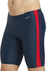 Sporti Men's Athletic Jammer Swimsuit, Multi-Color Solid Competitive Suit