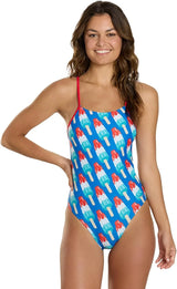 Sporti Micro Back Women's Athletic One Piece Swimsuit - Competitive Bathing Suit for Lap Swimming