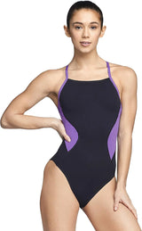 Speedo Womens Swimsuit One Piece Endurance+ Cross Back Solid Adult Team Colors