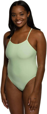 JOLYN Brandon Fixed Back Women's Athletic One Piece Swimsuit for Competitive Swimming, Lifeguarding, Medium-Full Coverage
