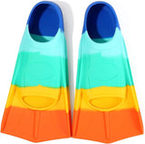 Kids Swim Fins Youth Short Blade Swimming Training Flippers