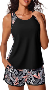 Summer Mae Blouson Women's Tankini Swimsuits Tummy Control Bathing Suits