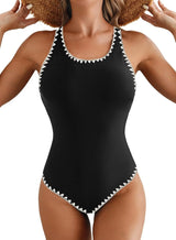 Herseas One Piece Swimsuit Women Slimming Tummy Control Bathing Suit Crisscross Back Athletic Modest Swim Suit 2026