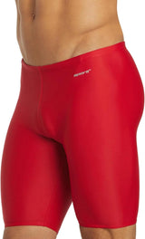 Sporti Men's Athletic Jammer Swimsuit, Multi-Color Solid Competitive Suit