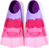Kids Swim Fins Youth Short Blade Swimming Training Flippers