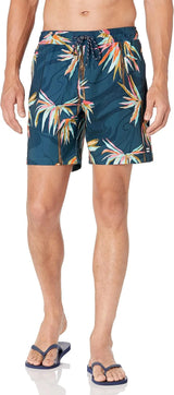 Billabong Mens Standard Elastic Waist Stretch Sundays Layback Boardshort Swim Short Trunk, 17 Inch Outseam