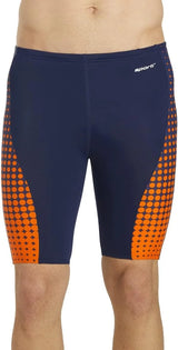 Sporti Men's Athletic Jammer Swimsuit, Multi-Color Solid Competitive Suit