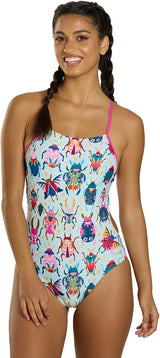 Sporti Micro Back Women's Athletic One Piece Swimsuit - Competitive Bathing Suit for Lap Swimming
