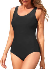 American Trends Athletic One Piece Sporty Swimsuits for Women Modest