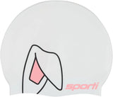 Sporti Unisex-Adult Limited Edition Silicone Swim Cap, Abstract Designs