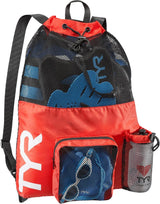 TYR Big Mesh Mummy Backpack, Red/Navy
