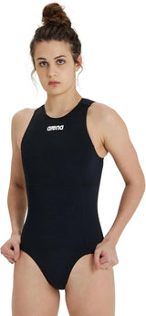 Arena Team Solid Water Polo Zipper Swimsuit Water Sports Closed Back Bathing Suit