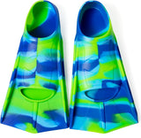 Kids Swim Fins Short Blade Training Flippers for Lap Swimming