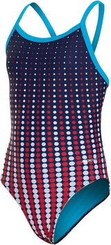 Sporti Girls' & Women's Athletic Thin Strap Lycra Printed One-Piece Suit