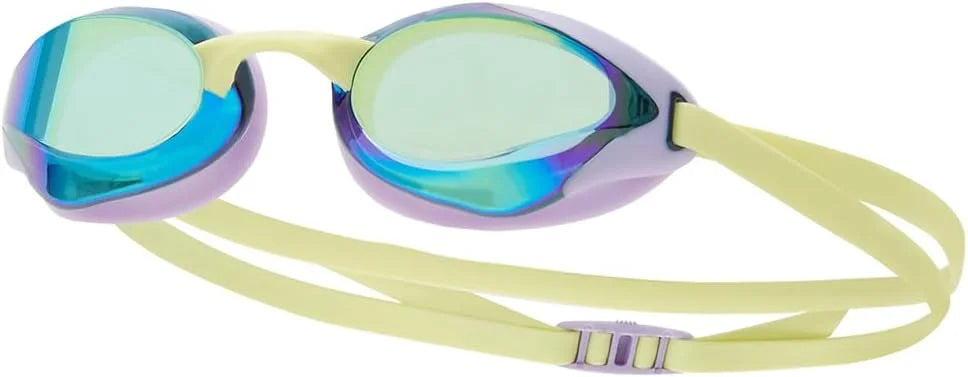 Sporti Unisex-Adult Mirrored Swim Goggles Max Vision for Training & Racing