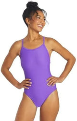Sporti Women's Athletic Thin Strap One Piece Swimsuit, Bathing Suits Adults