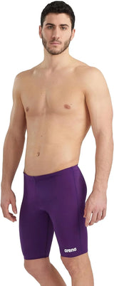 Arena Men's Team Colors Solid Swim Jammer MaxLife Athletic Swimwear Pool Training Swimsuit Competitive Swimming Bathing Suit