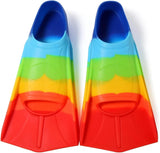 Kids Swim Fins Youth Short Blade Swimming Training Flippers