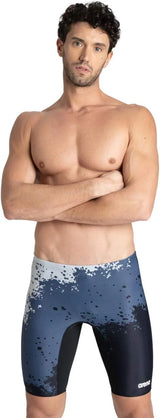 ARENA Men's Competitive Swim Training Bathing Suit for Men Chlorine Resistant UV Protection Low Drag Athletic Jammers