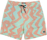 Billabong Mens Standard Elastic Waist Stretch Sundays Layback Boardshort Swim Short Trunk, 17 Inch Outseam
